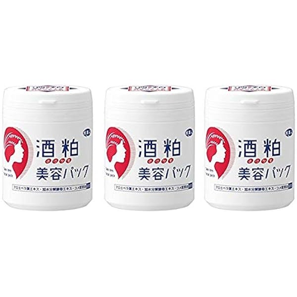 Amazon.co.jp: アズマ商事の 旅美人 酒粕美容パック 200g 3個セット 旅